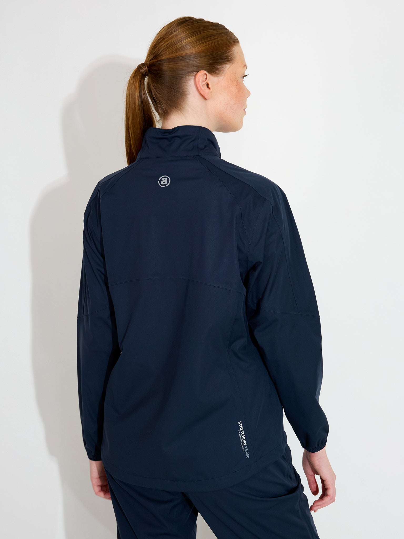 Geacă impermeabilă golf femei Abacus Bounce 2080 Navy – detaliu