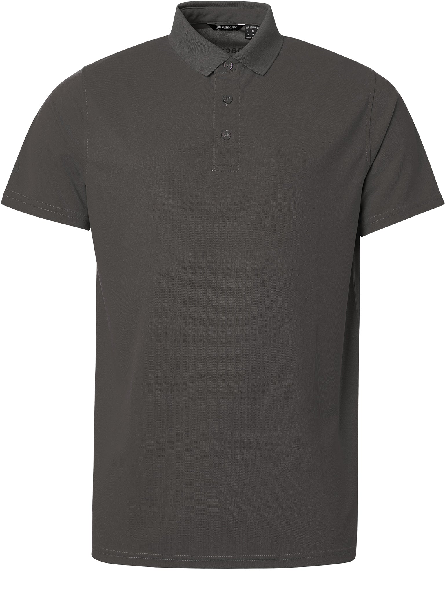 Tricou golf polo junior Abacus Cray DryCool 5164 Gri Închis – vedere față