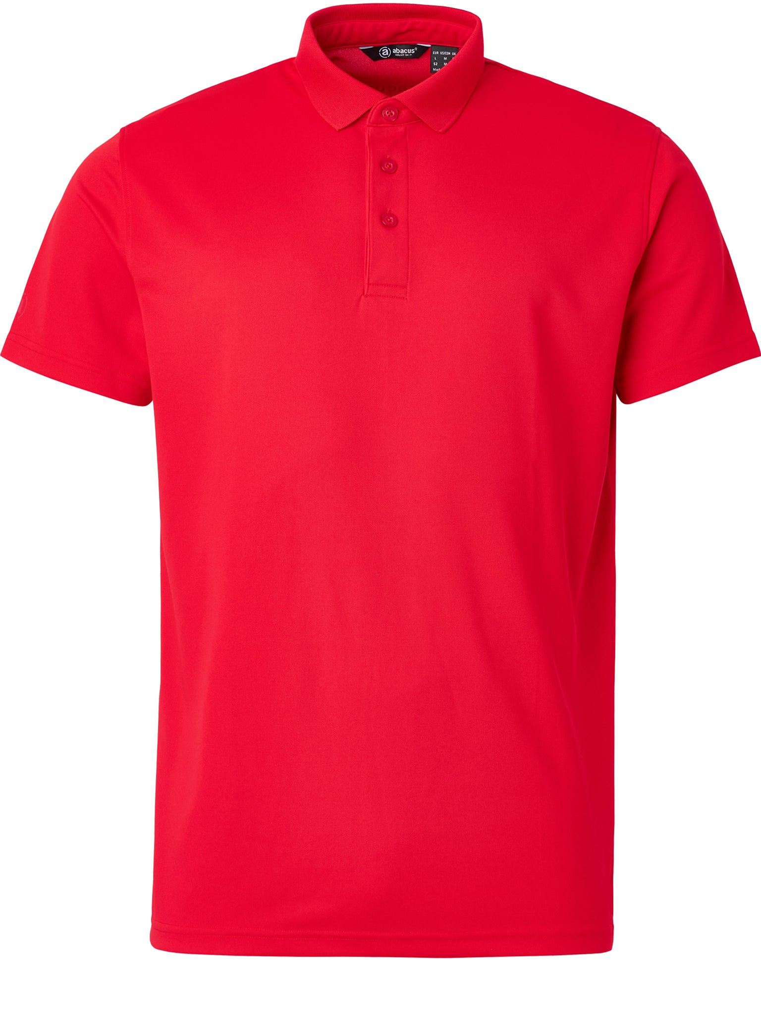 Tricou golf polo junior Abacus Cray DryCool 5164 Roșu – vedere față
