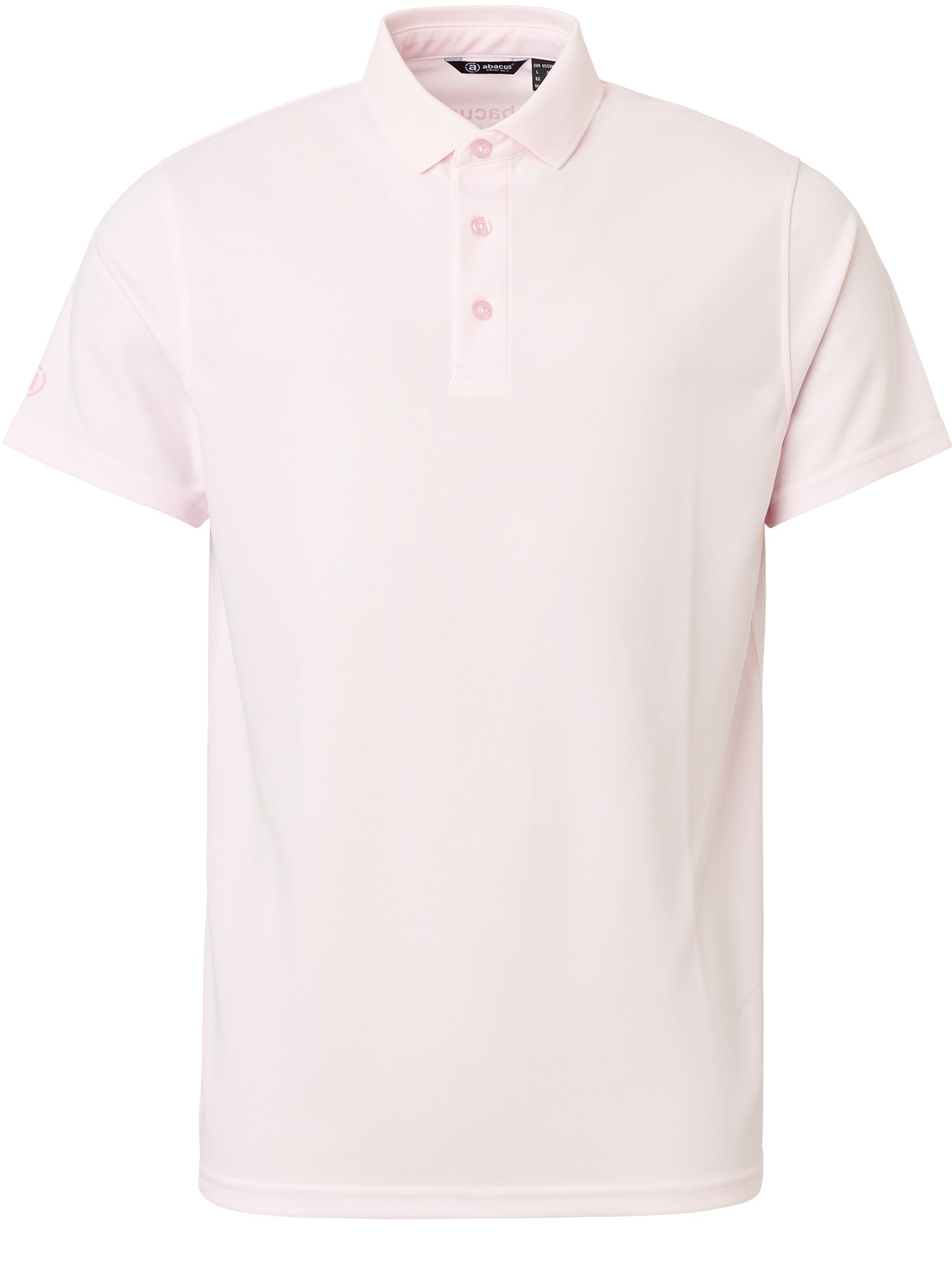 Tricou golf polo junior Abacus Cray DryCool 5164 Roz Deschis – vedere față