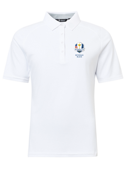 Tricou de golf pentru femei RDC25 Hammel Recycled, mânecă scurtă White