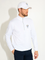 Bluză de golf pentru bărbați RDC25 Cradoc half zip fleece White