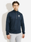 Bluză de golf pentru bărbați RDC25 Cradoc half zip fleece Navy