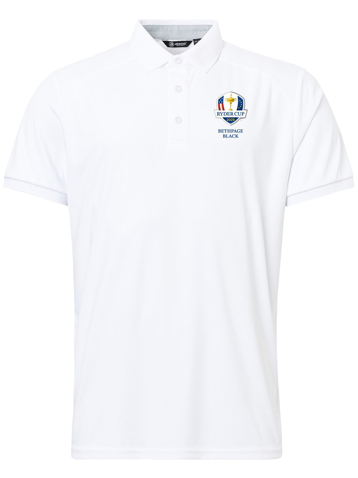 Tricou polo de golf pentru bărbați RDC25 Hammel Recycled White