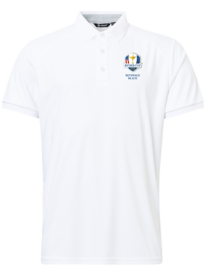 Tricou polo de golf pentru bărbați RDC25 Hammel Recycled White