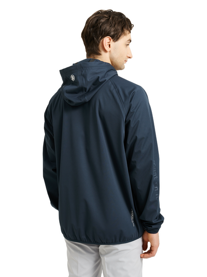 Hanorac  impermeabil de golf pentru bărbați Bounce Navy
