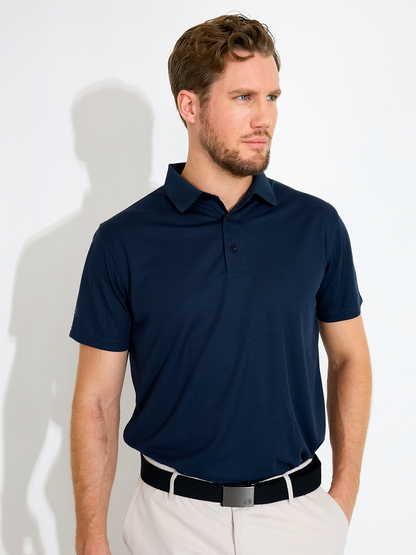 Tricou golf polo pentru bărbați Cray DryCool Navy