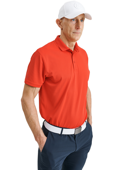Tricou golf polo pentru bărbați Cray DryCool Red