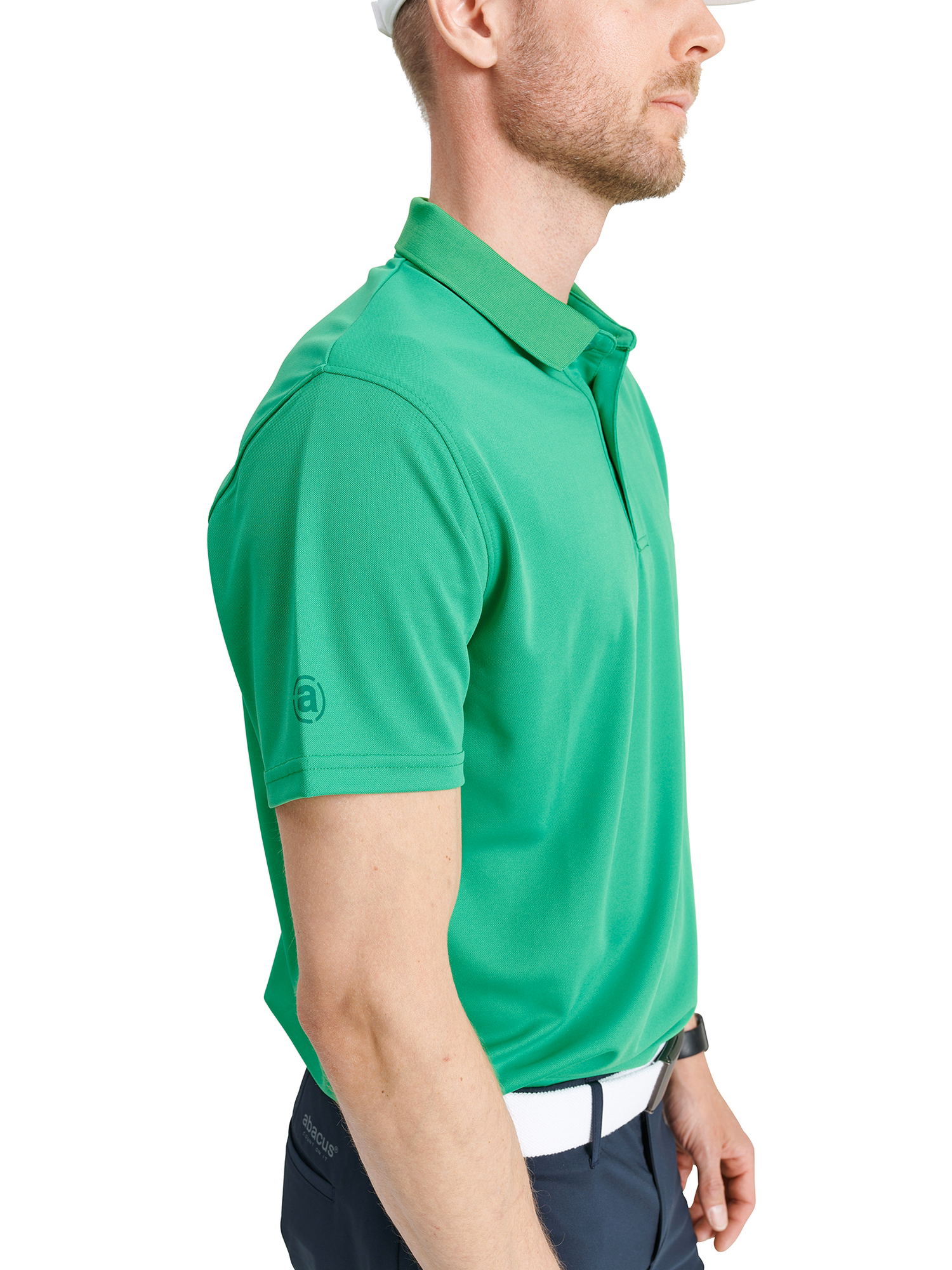 Tricou golf polo pentru bărbați Cray DryCool Green Fairway