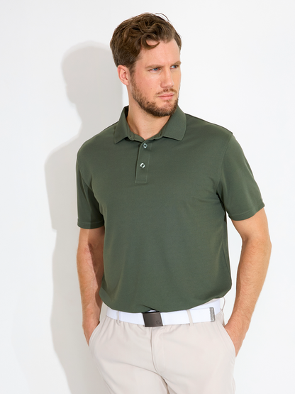 Tricou golf polo pentru bărbați Cray DryCool Forest