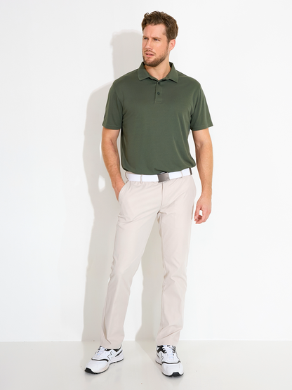 Tricou golf polo pentru bărbați Cray DryCool Forest