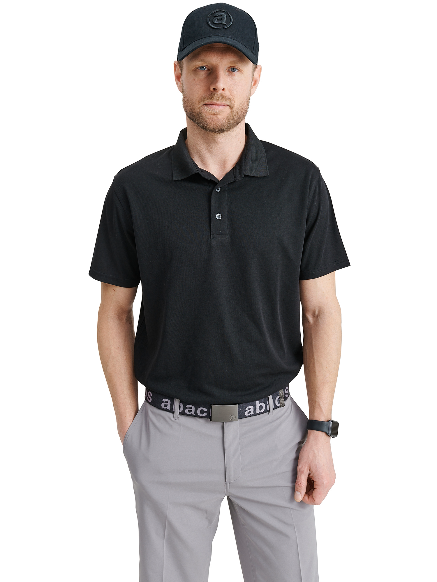 Tricou golf polo pentru bărbați Cray DryCool Black