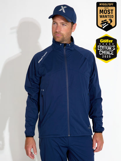 Geacă Impermeabilă de Golf Bărbați Abacus Pitch 6040 – Midnight Navy