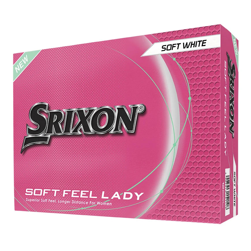 Mingi de Golf Femei Srixon Soft Feel Lady White