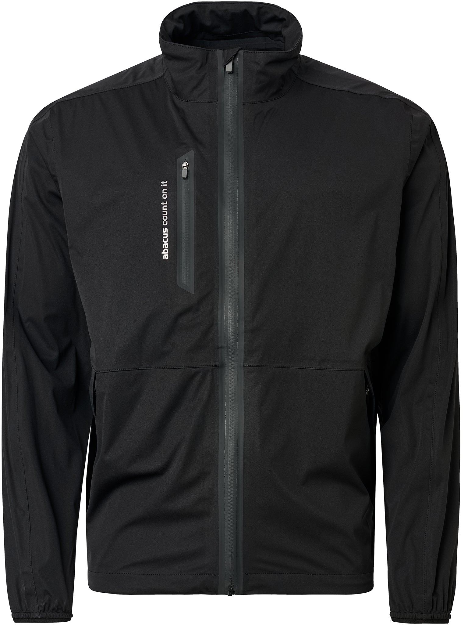 Geacă impermeabilă golf bărbați Abacus Bounce 6080 Black – vedere față