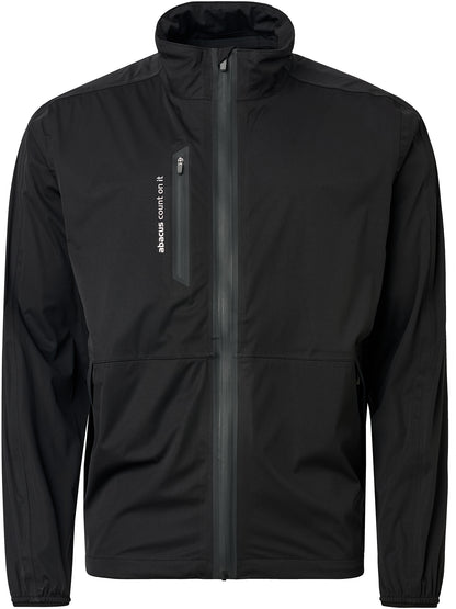 Geacă impermeabilă golf bărbați Abacus Bounce 6080 Black – vedere față