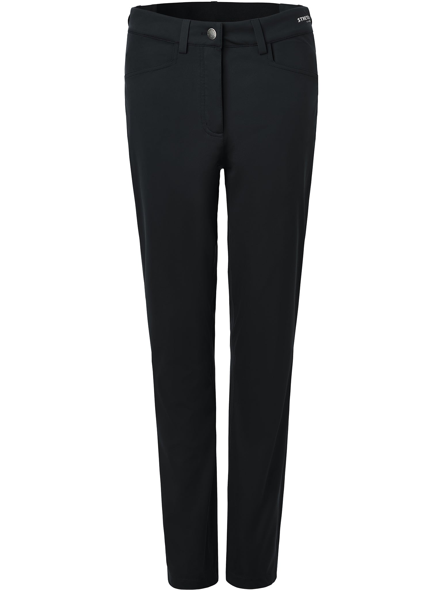 Pantaloni golf waterproof femei Abacus Bounce 2083 Black – vedere față