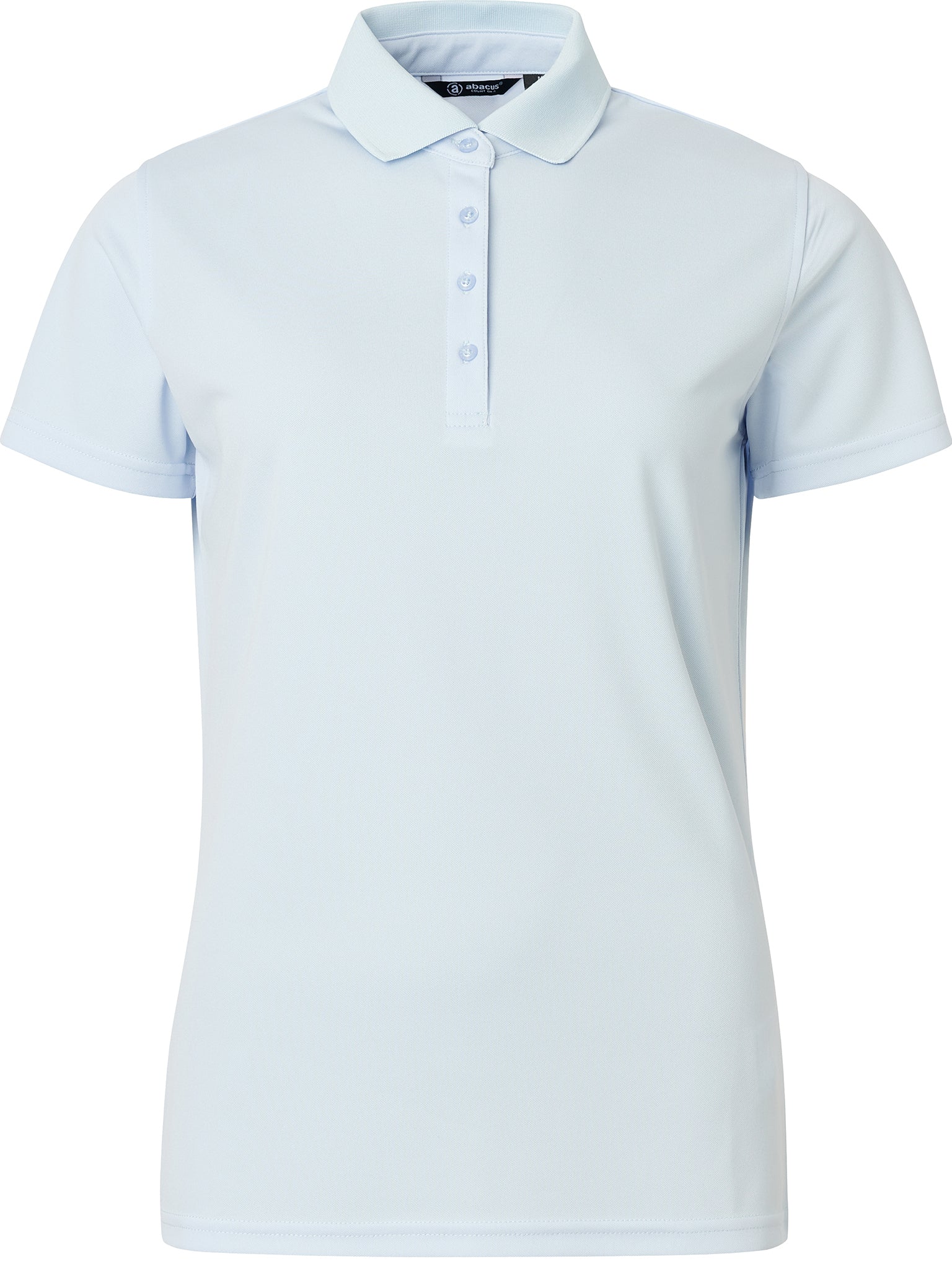 Tricou golf polo femei Abacus Cray DryCool 2724 Albastru Deschis – vedere față