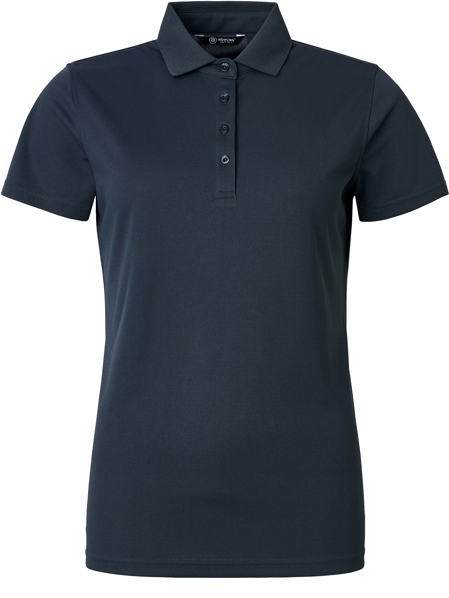Tricou golf polo femei Abacus Cray DryCool 2724 Navy – vedere față