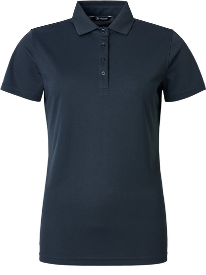 Tricou golf polo femei Abacus Cray DryCool 2724 Navy – vedere față