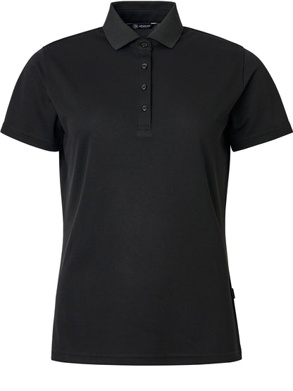 Tricou golf polo femei Abacus Cray DryCool 2724 Negru – vedere față