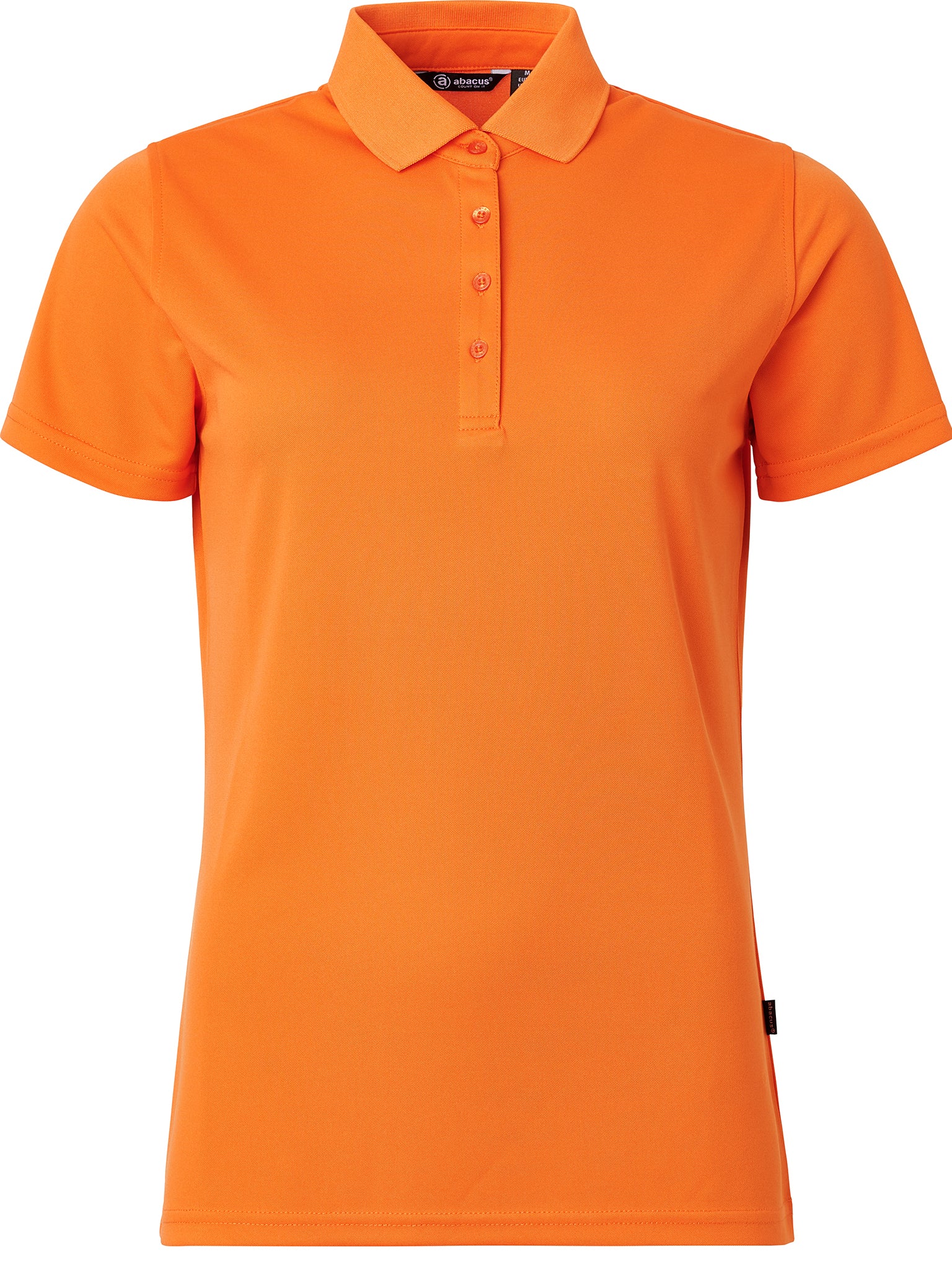 Tricou golf polo femei Abacus Cray DryCool 2724 Portocaliu – vedere față