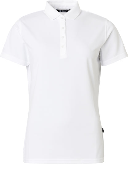 Tricou golf polo femei Abacus Cray DryCool 2724 Alb – vedere față