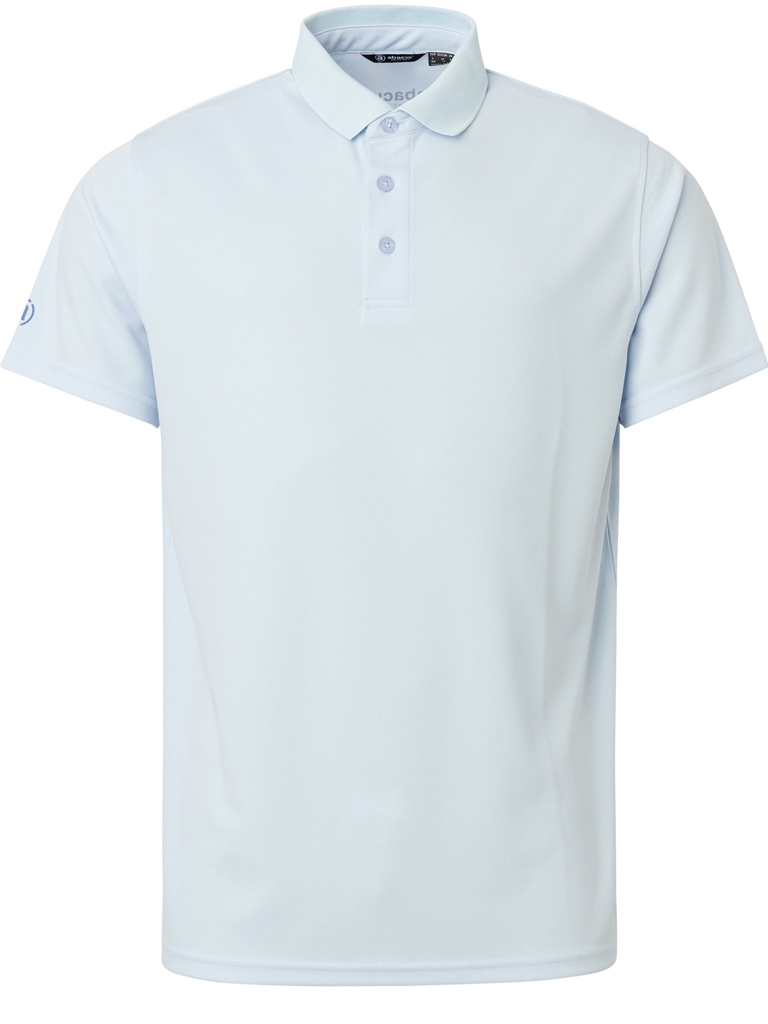 Tricou golf polo junior Abacus Cray DryCool 5164 Albastru Deschis – vedere față