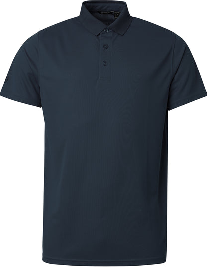 Tricou golf polo junior Abacus Cray DryCool 5164 Navy – vedere față