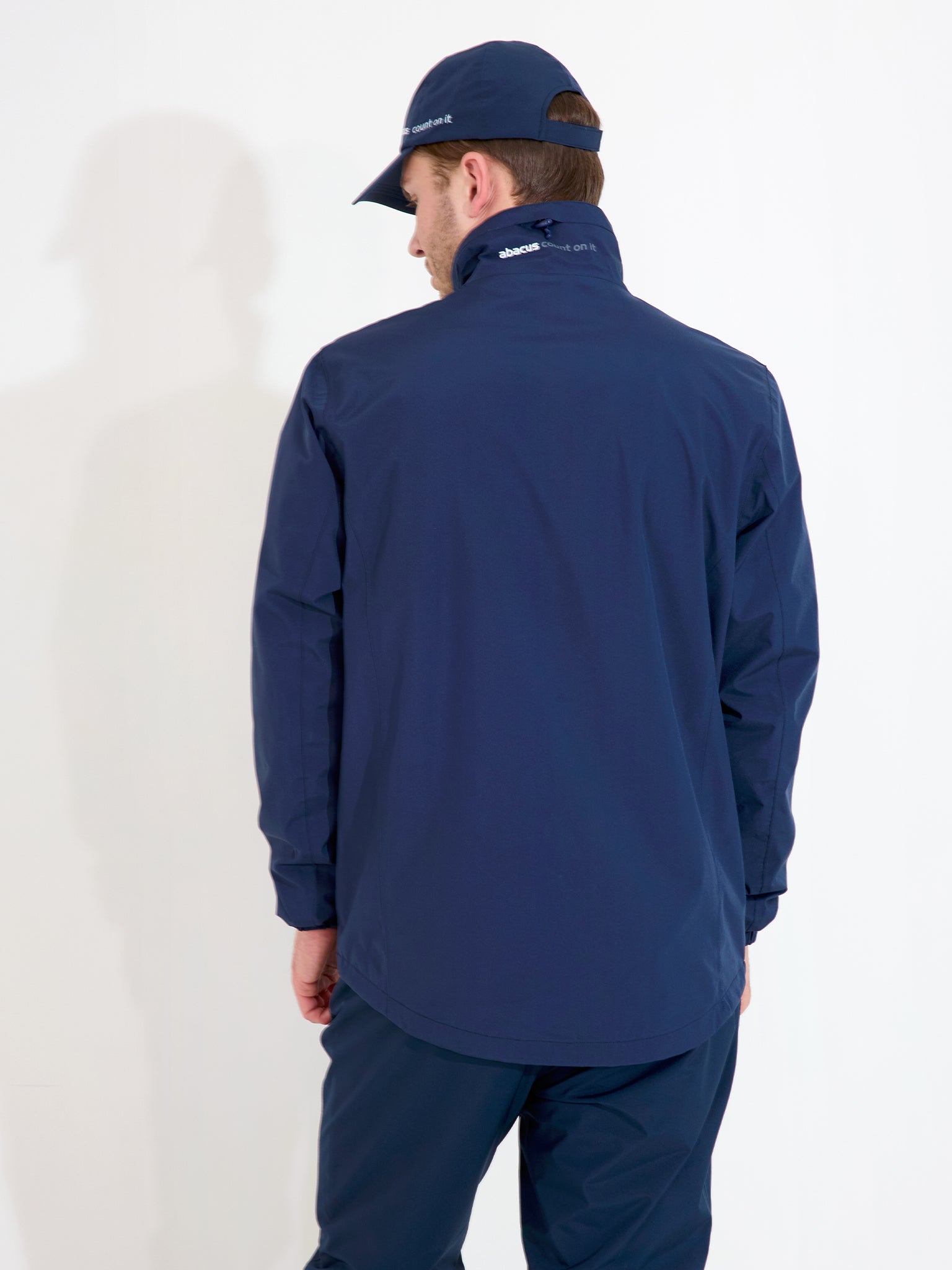 Geacă impermeabilă golf bărbați Abacus Links 6073 Navy – detaliu