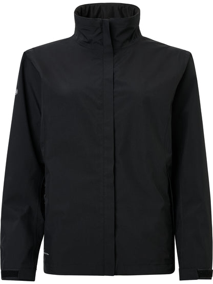 Geacă impermeabilă golf femei Abacus Links 2073 Black – vedere față