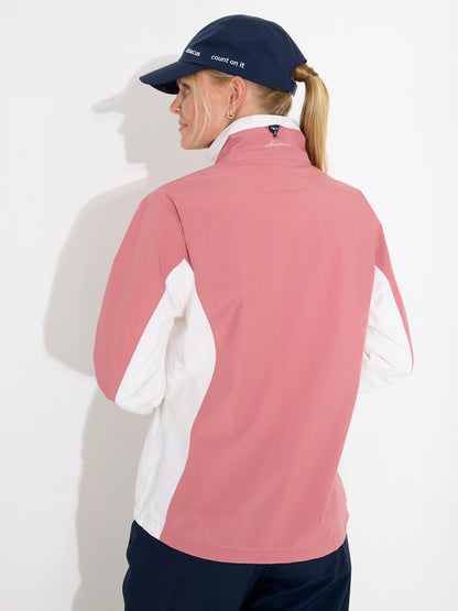 Geacă impermeabilă golf femei Abacus Links 2073 Dusty Rose – detaliu