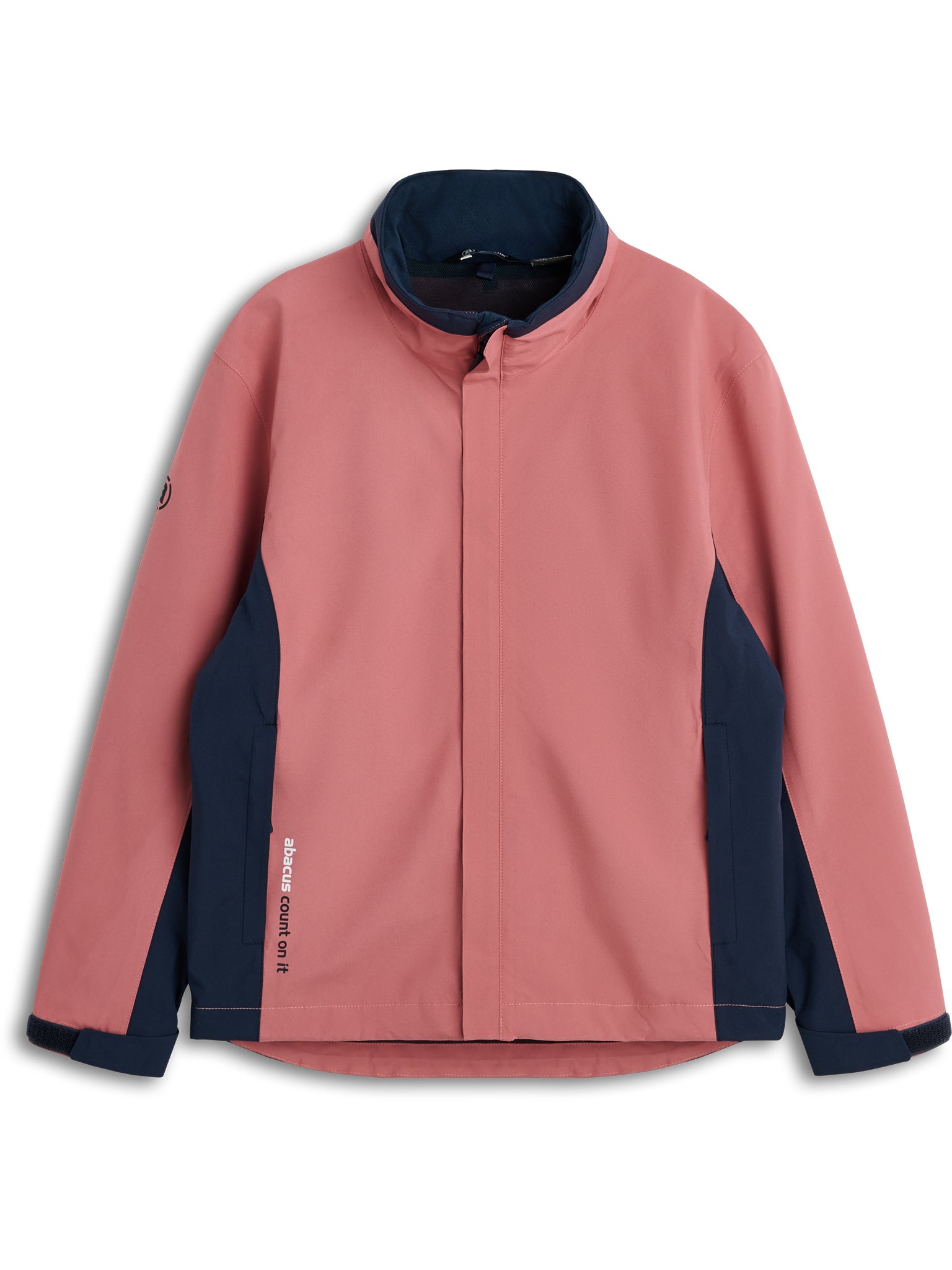 Geacă impermeabilă golf juniori Abacus Links 5101 Dusty Rose – vedere față