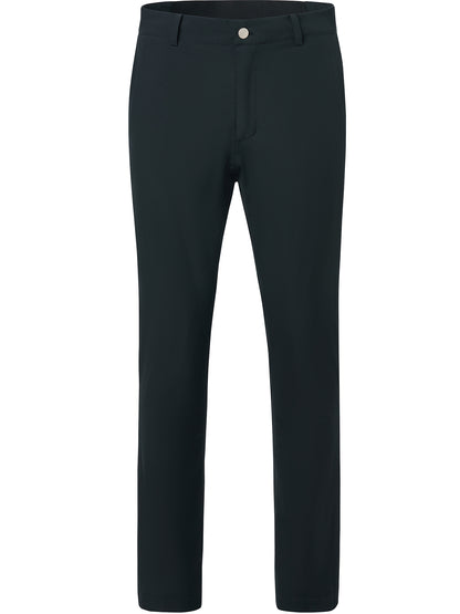 Pantaloni golf waterproof căptușiți bărbați Abacus Links 6074 Black – vedere față
