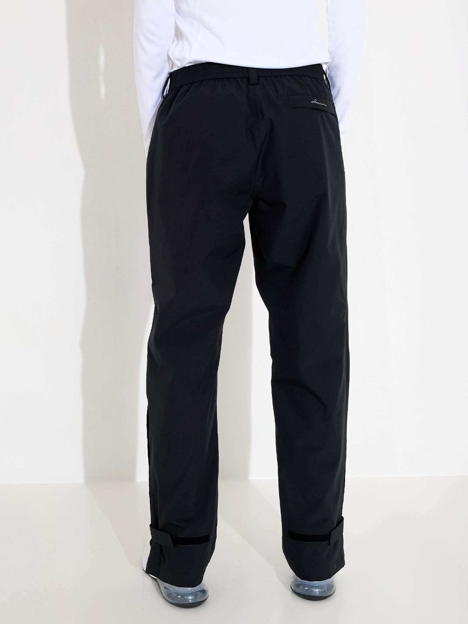 Suprapantaloni impermeabili golf femei Abacus Links 2078 Black – detaliu