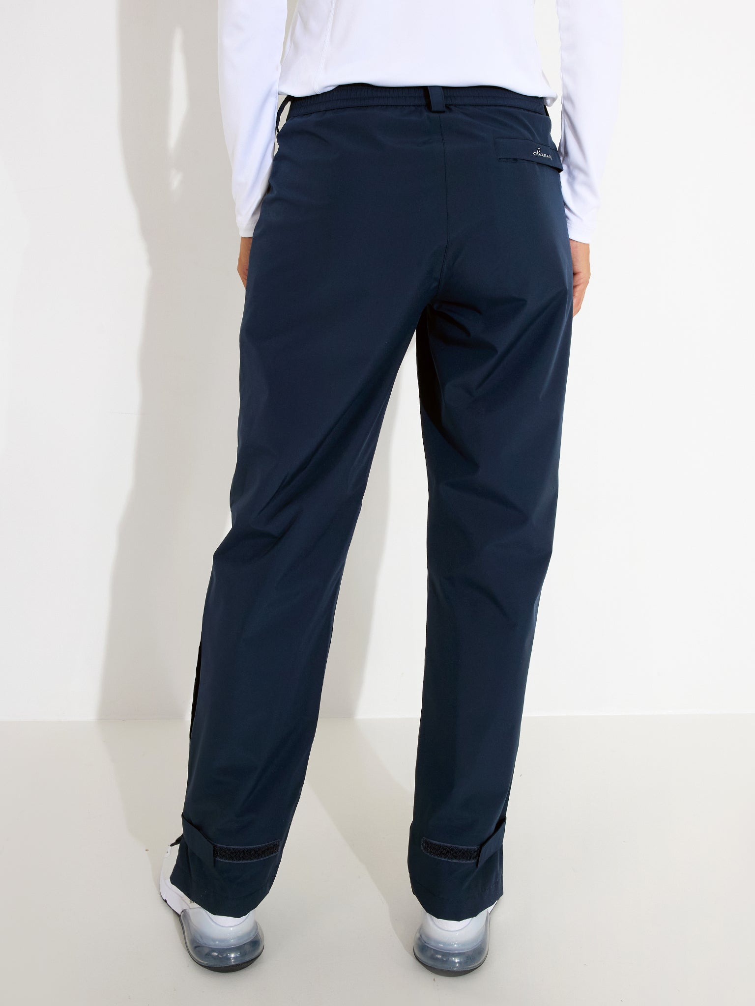 Suprapantaloni impermeabili golf femei Abacus Links 2078 Navy – detaliu