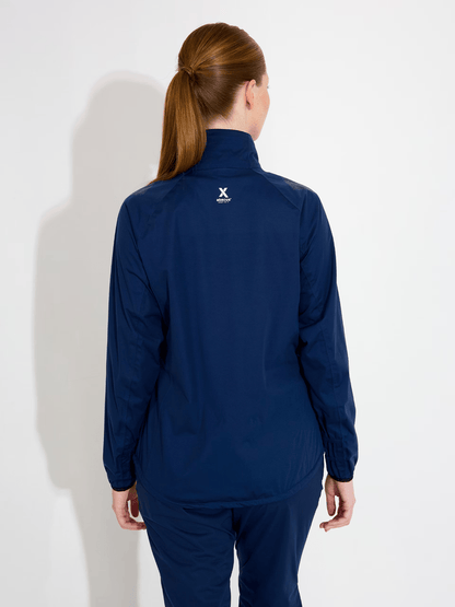 Geacă impermeabilă golf femei Abacus Pitch 2040 Midnight Navy – detaliu