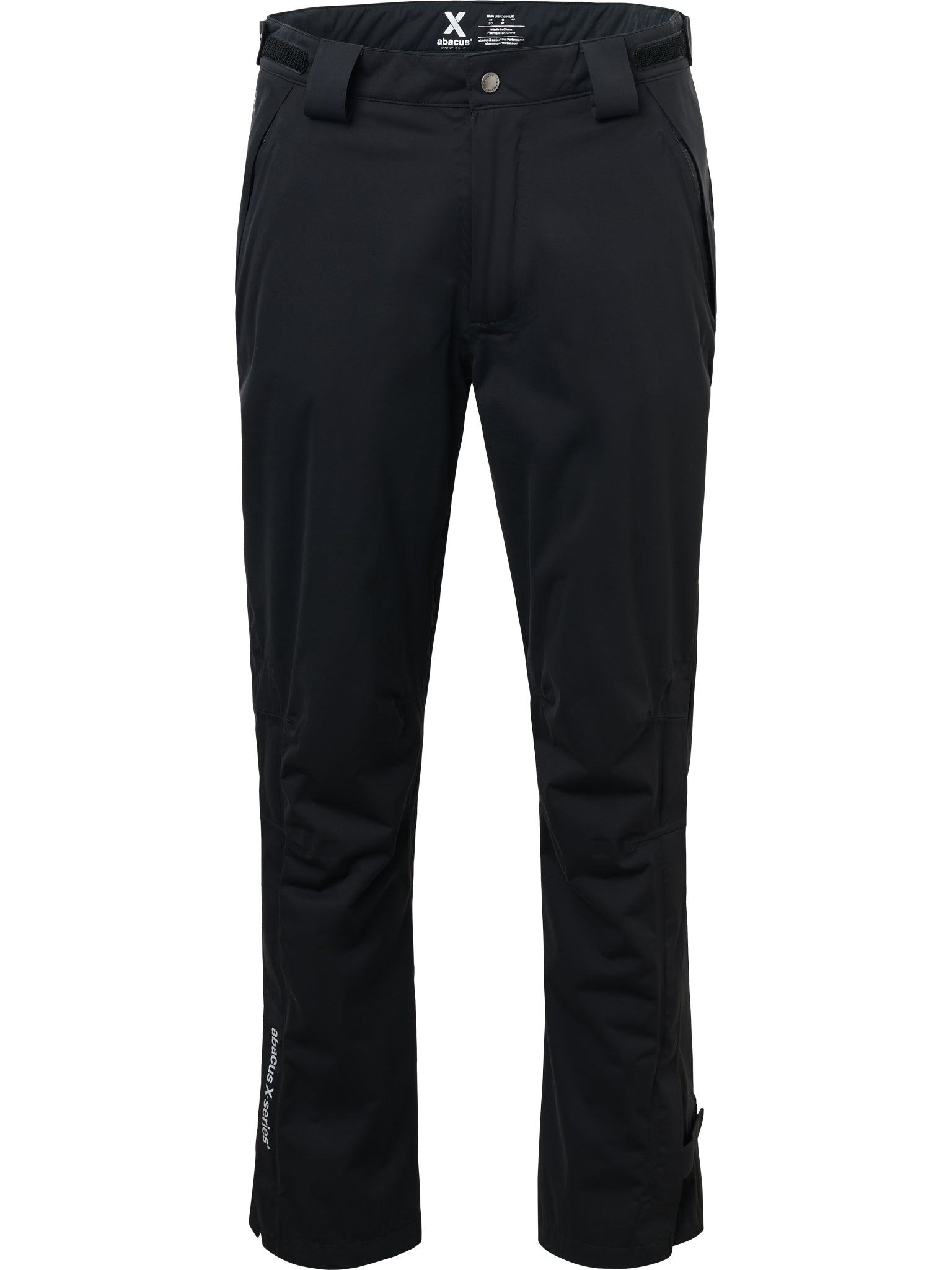Pantaloni impermeabili golf bărbați Abacus Pitch 6058 Black – vedere față