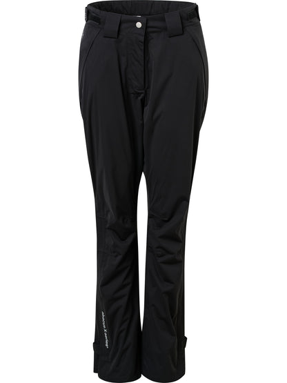 Pantaloni impermeabili golf femei Abacus Pitch 2058 Black – vedere față