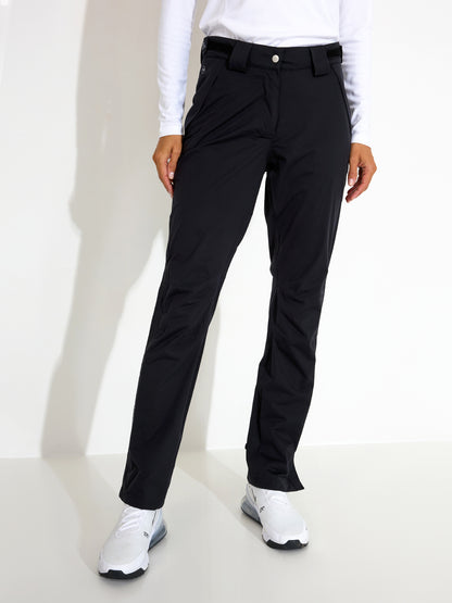 Pantaloni impermeabili golf femei Abacus Pitch 2058 Black – pe model