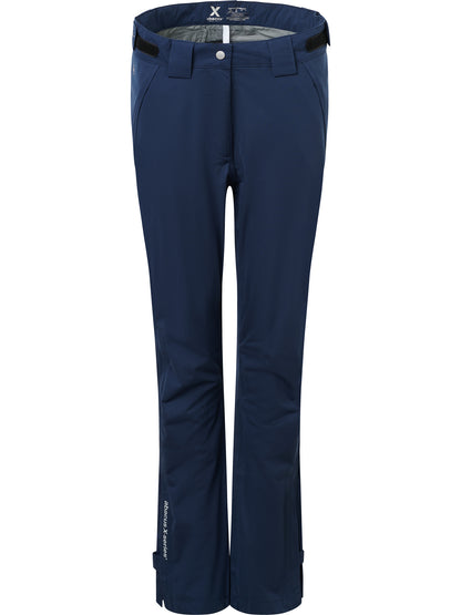 Pantaloni impermeabili golf femei Abacus Pitch 2058 Midnight Navy – vedere față